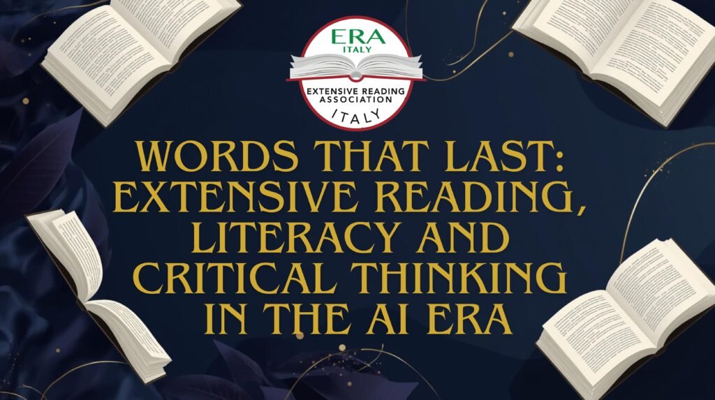 Words That Last: Extensive Reading, Literacy and Critical Thinking in the AI Era - 15 May 2026 (14:30-20:30) words that last extensive reading, literacy and critical thinking in the ai era